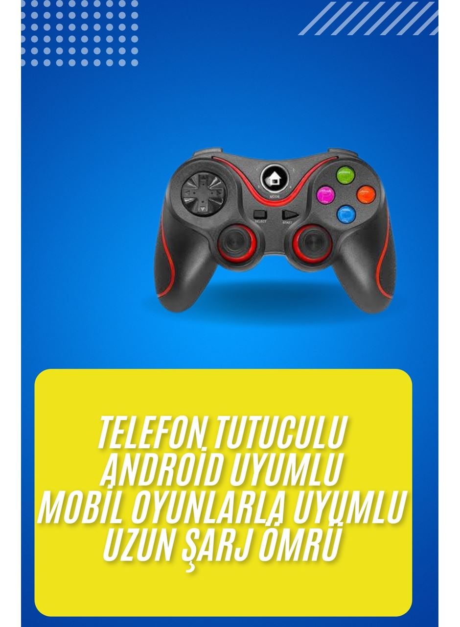 Kablosuz Oyun Kolu Bluetooth Joystick Gamepad Android Uyumlu