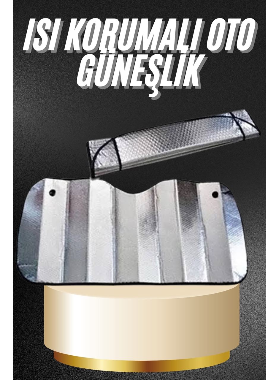 Araba Ön Cam Güneşliği Katlanabilir Oto Güneşlik Tüm Araç Modellerine Uygun