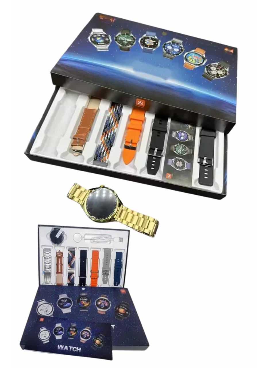 Akıllı Saat Çoklu Kordon Seçenekli Dokunmatik Ekran Nabız Sensörlü