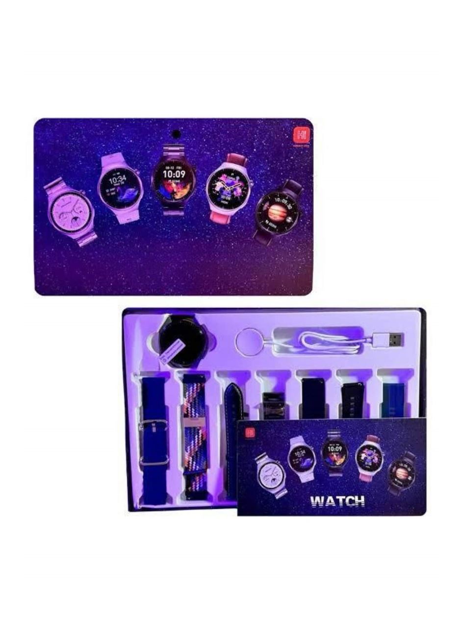 7 Kordonlu Akıllı Saat Siyah Kasa Dokunmatik Ekran Uyku ve Sağlık Takibi