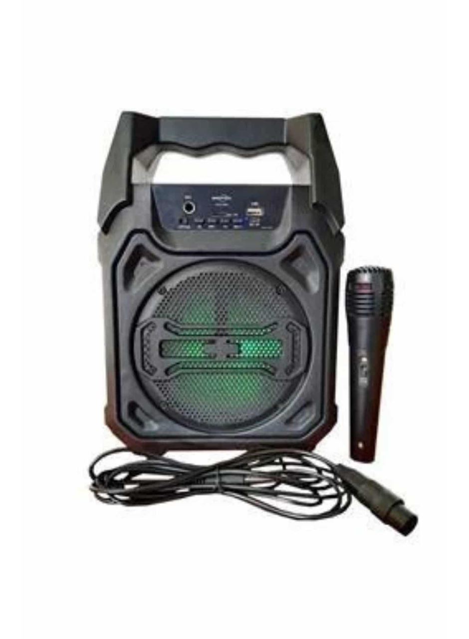 Bluetooth Hoparlör Led Işıklı Taşınabilir Kablosuz Speaker Uzun Pil Ömrü