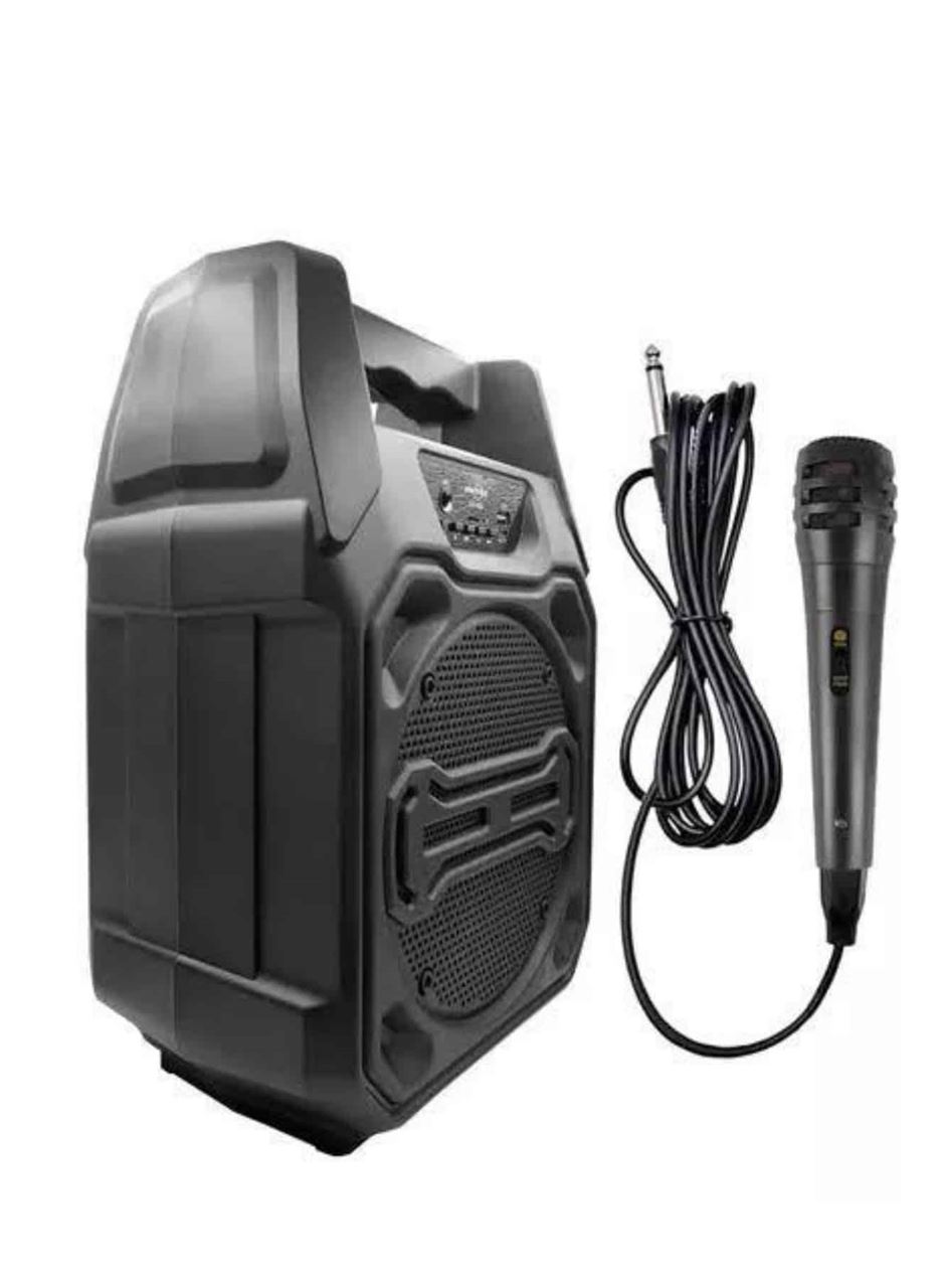 Bluetooth Hoparlör Led Işıklı Taşınabilir Kablosuz Speaker Uzun Pil Ömrü