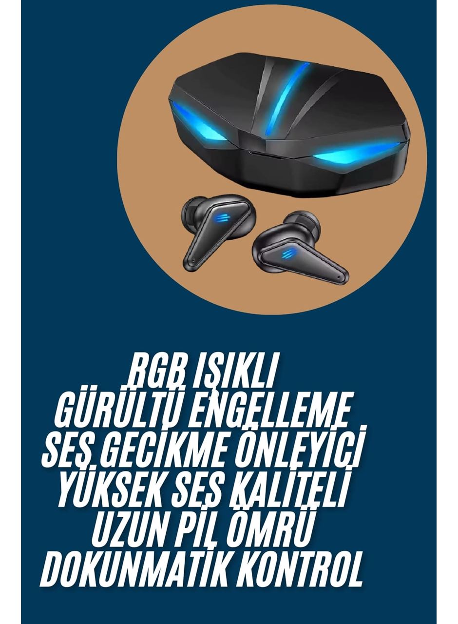 Wireless Gaming Kulaklık Mikrofonlu Bluetooth Oyuncu Kulaklığı