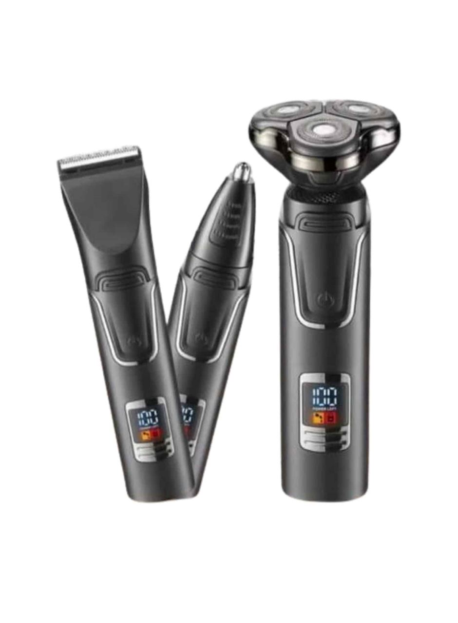 Dijital Göstergeli 3 Başlıklı Tıraş Makinesi Islak Kuru Lazer Öncesi Günlük