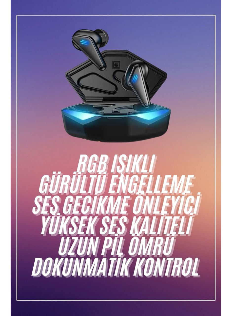 Oyuncu Kulaklığı Mikrofonlu Kablosuz Gaming Kulaklık Powerban Yüksek Ses Kaliteli