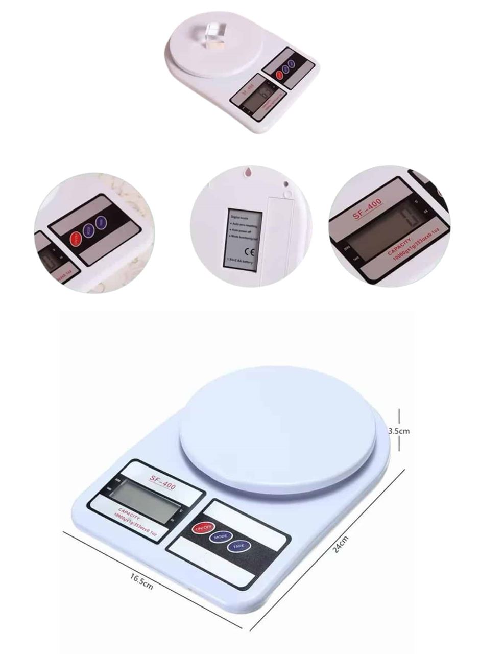 Yeni Nesil Taşınabilir Dijital Hassas Mutfak Tartısı Mutfak Terazisi Hassas Ölçüm 10 Kg