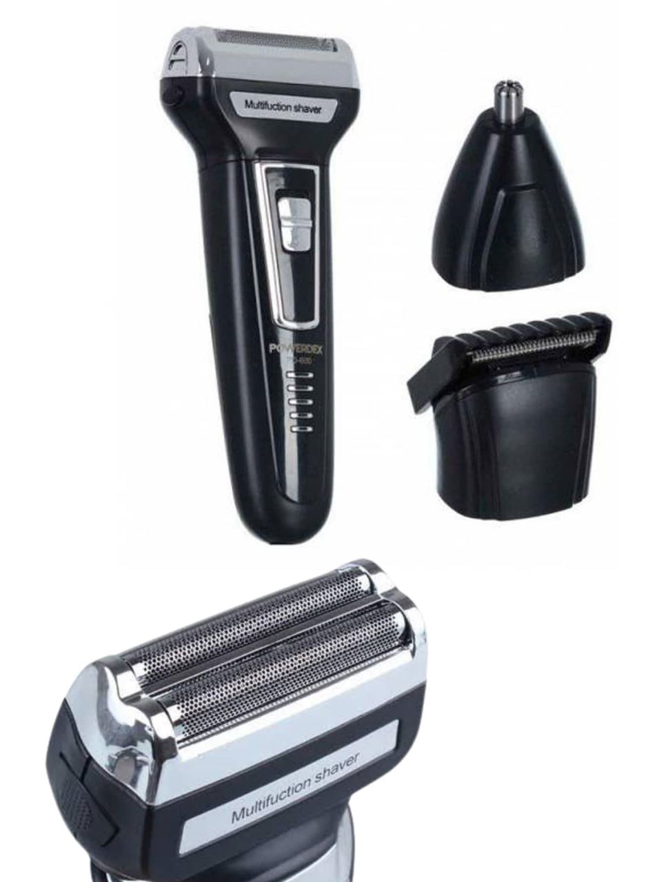 Tıraş Makinesi 3 Başlıklı T Başlıklı Hassas Ciltlere Özel Saç Sakal Vücut Kulak ve Burun