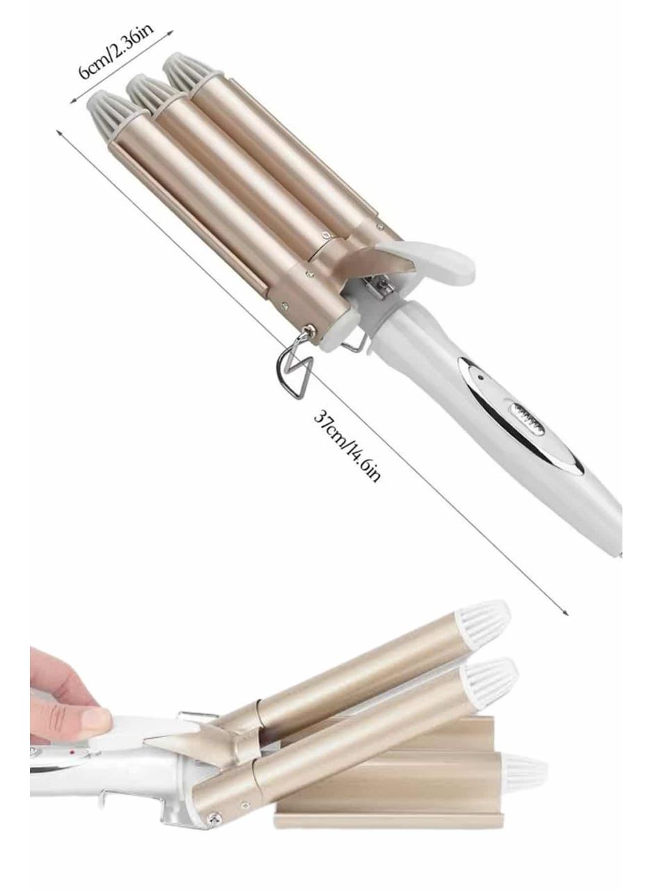 Saç Şekillendirici Wag Maşa Üçlü Yüksek Isı Ayarlı Seramik Kaplama