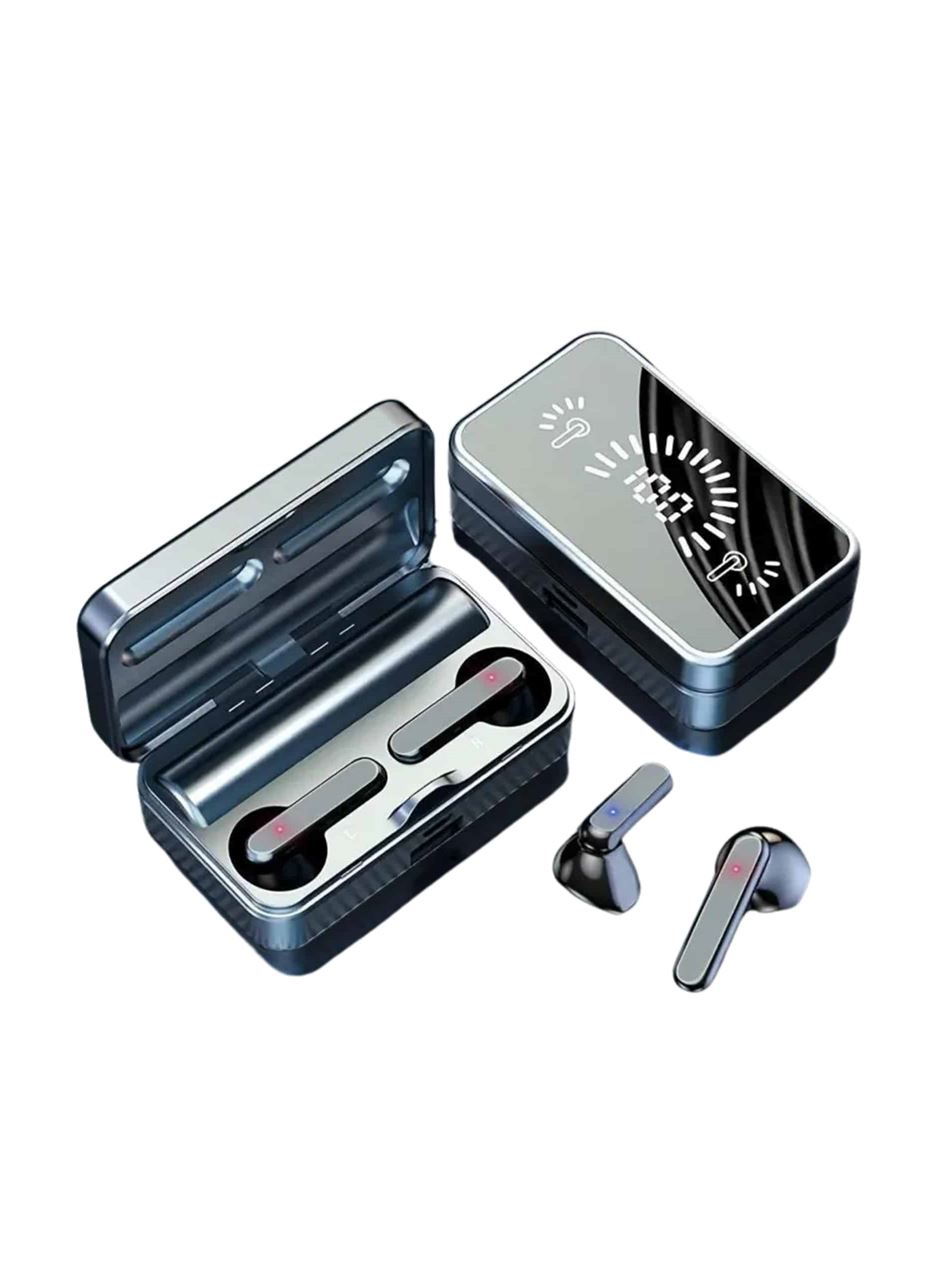 Powerbankli Bluetooth Kulaklık Yüksek Ses Aynalı Çift Dijital Gösterge Ekranı