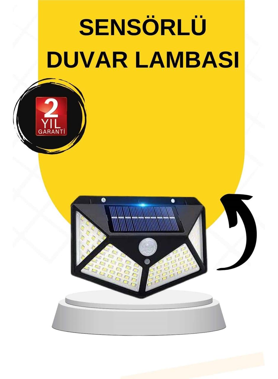 SENSÖRLÜ GÜNEŞ ENERJİLİ DUVAR LAMBASI