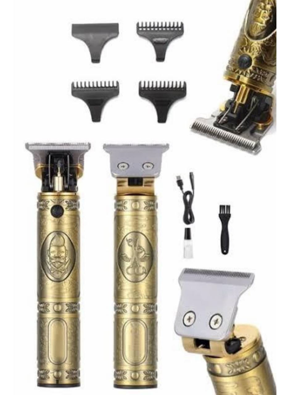 Tıraş Makinesi Şarjlı Çizik Tıraş Paslanmaz Çelik Bıçaklı 4 Taraklı