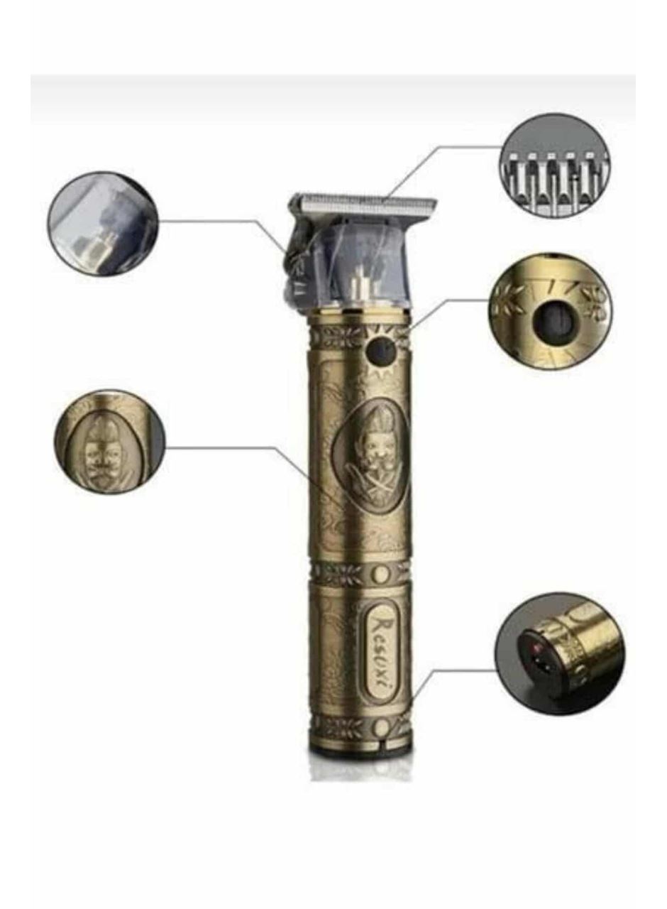 Tıraş Makinesi Şarjlı Çizik Tıraş Paslanmaz Çelik Bıçaklı 4 Taraklı