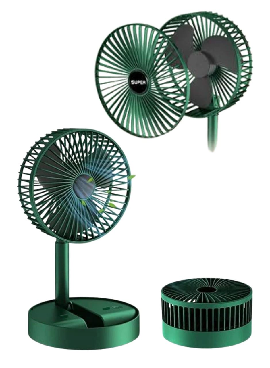 3 Kademe Hız Ayarlı Vantilatör Telefon Standlı Şarjlı Katlanabilir Soğutucu Pervane