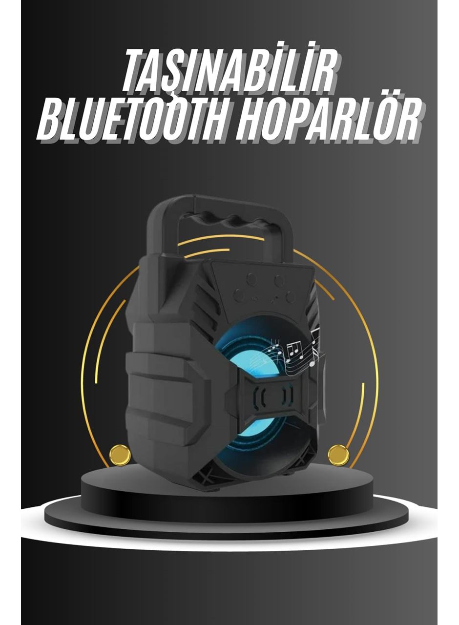 Kablosuz Bluetooth Hoparlör Ses Bombası RGB Işıklı Taşınabilir Yüksek Ses Kaliteli