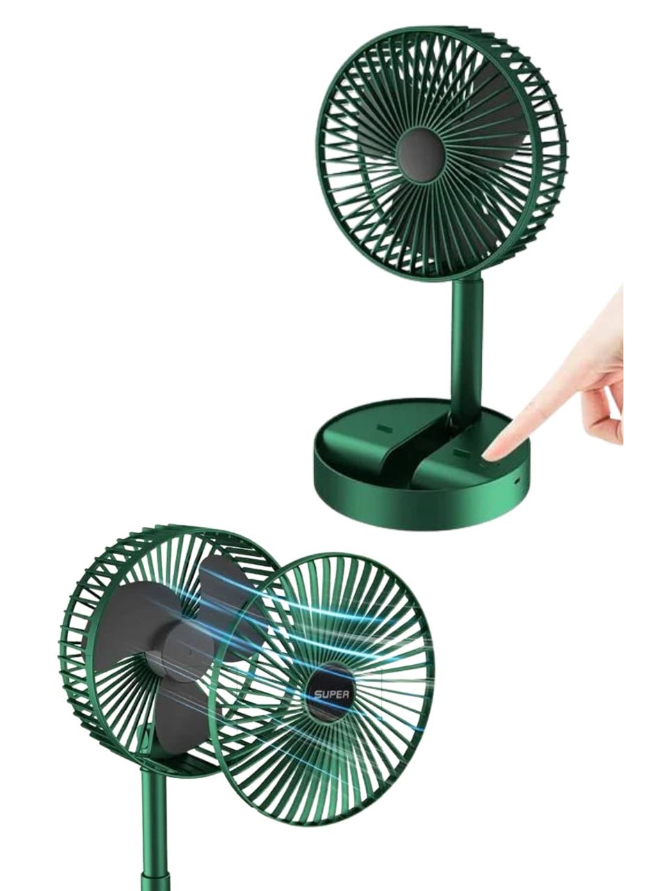 Katlanabilir Teleskopik Şarjlı Fan Masaüstü Soğutucu Vantilatör