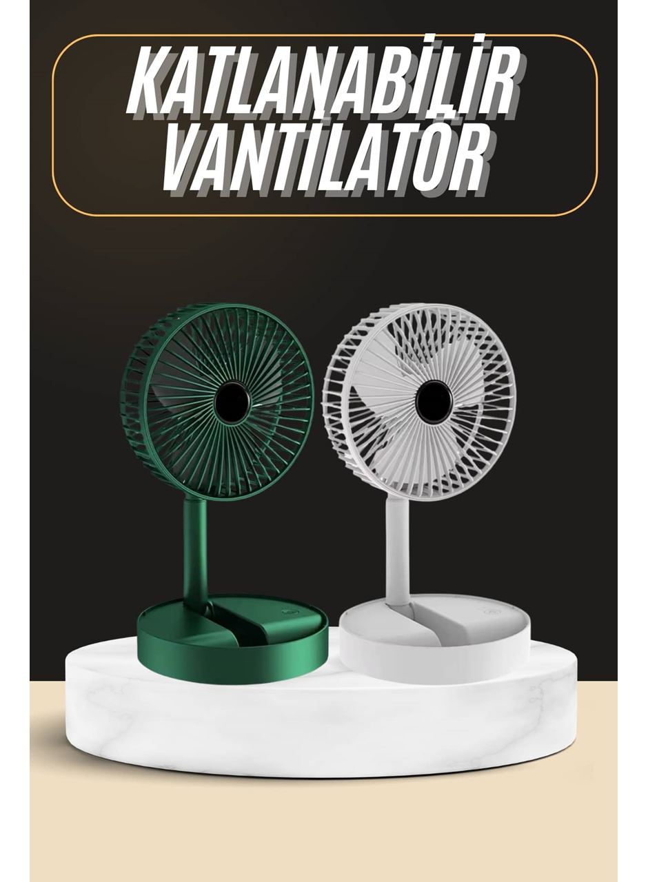 Katlanabilir Usb Şarjlı Masaüstü Soğutucu Mini Fan Telefon Tutucu
