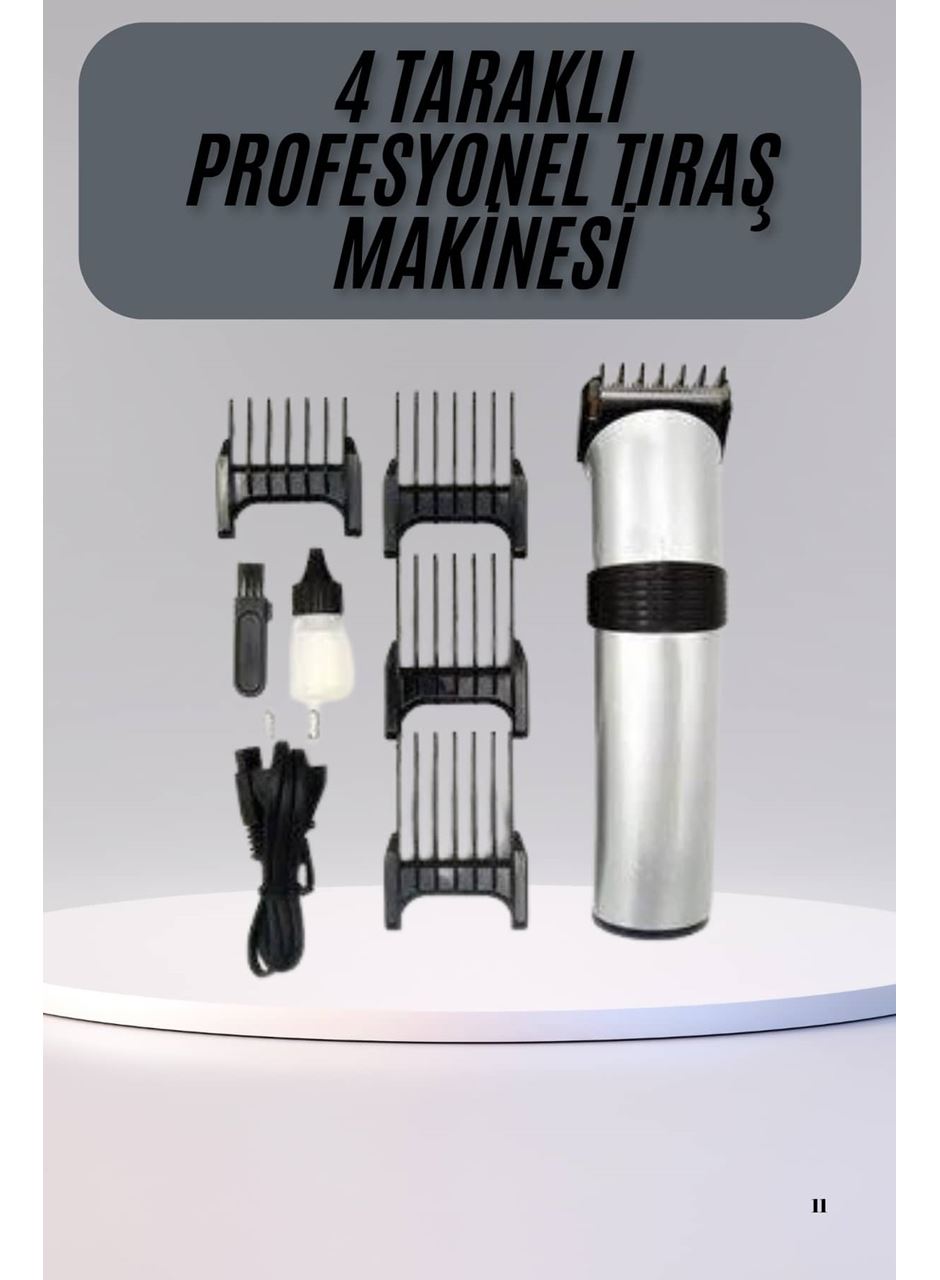 Hassas Ciltlere Özel Saç Sakal ve Vücut Kuaför Tipi Şarjlı Tıraş Makinesi