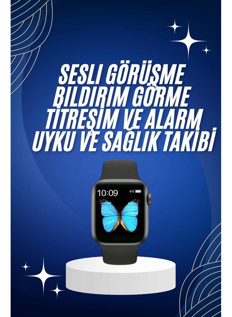 Arama Cevaplayabilen Akıllı Saat Bluetooth Bağlantılı Sosyal Medya Girişli