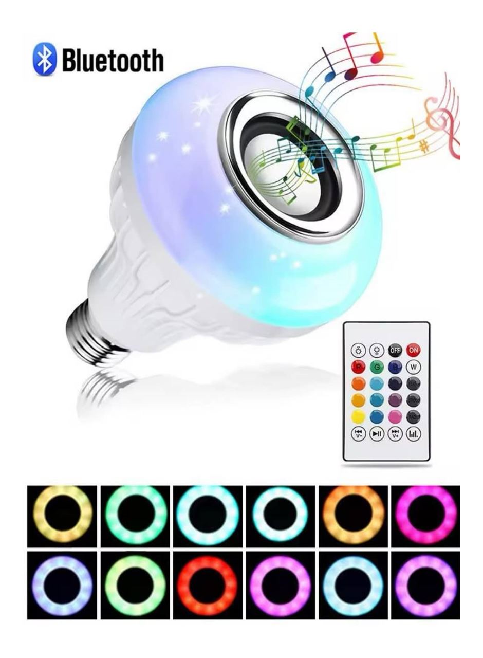 Lamba Hoparlör Ampül Görünümlü Renk Değiştirebilen Android ve İOS Uyumlu
