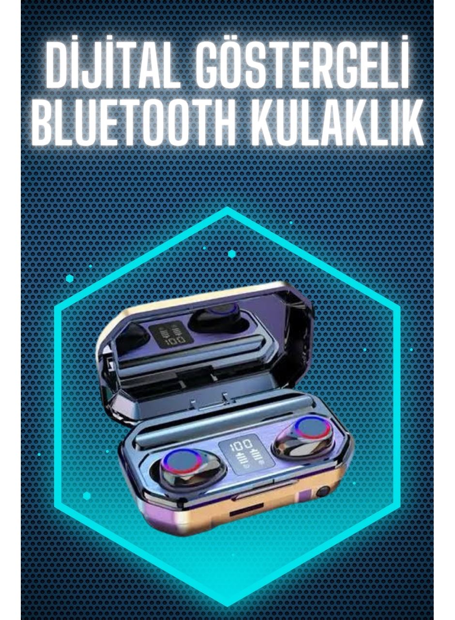 Bluetooth Kulaklık Android ve İOS Uyumlu ANC Özellikli Dijital Şarj Göstergeli