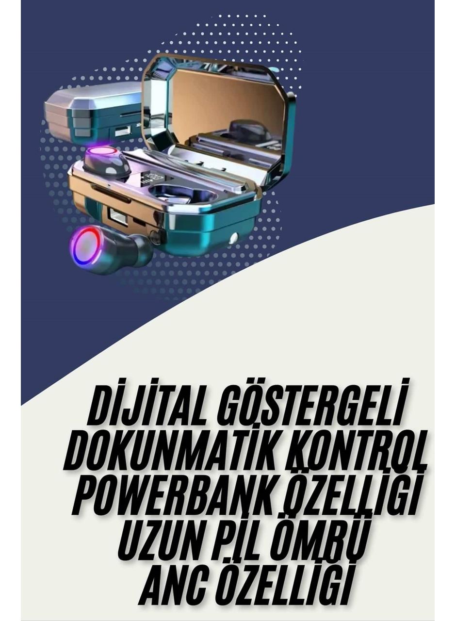 Bluetooth Kulaklık Android ve İOS Uyumlu ANC Özellikli Dijital Şarj Göstergeli