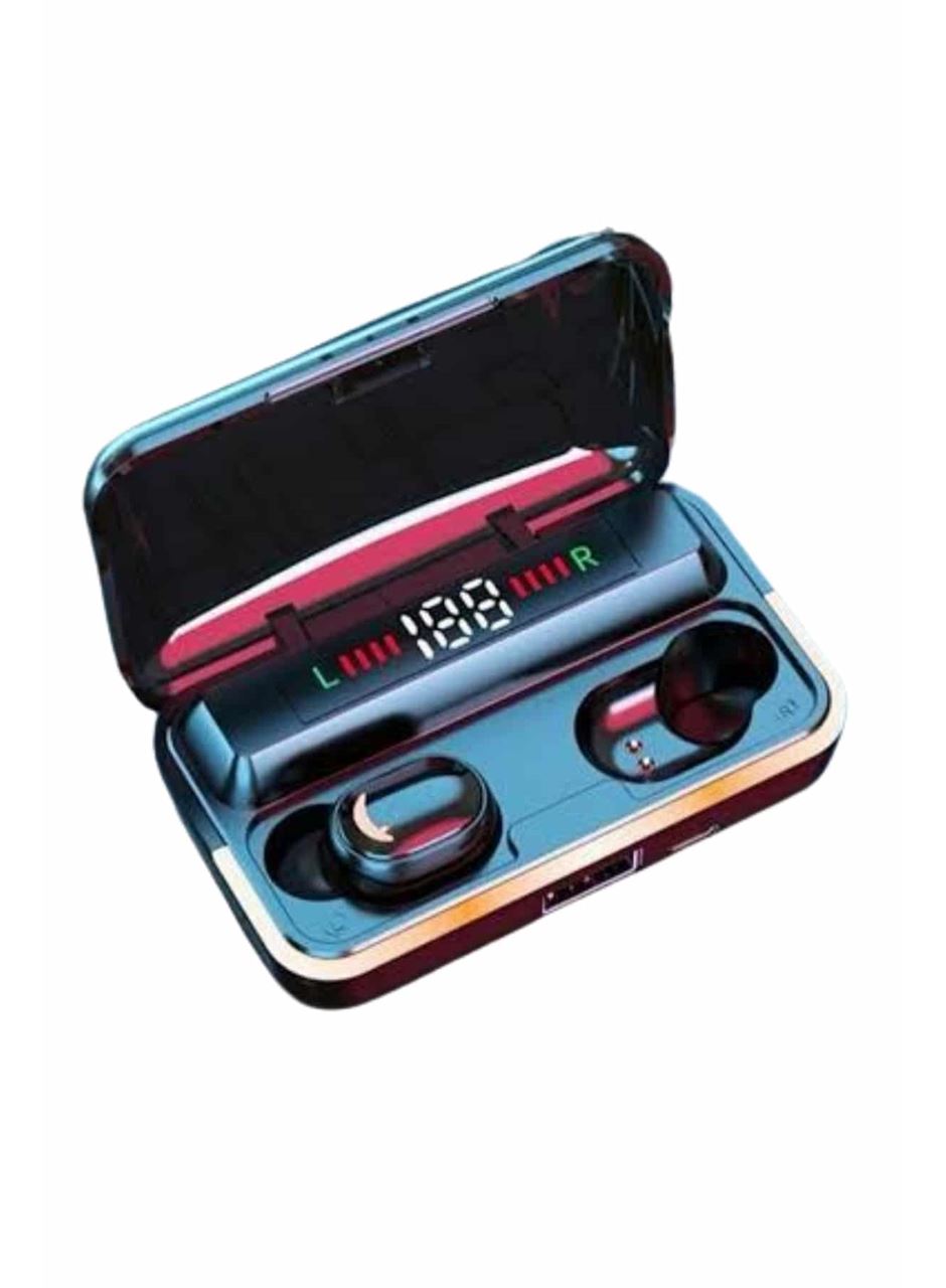 Bluetooth Kulaklık Dijital Şarj Göstergeli Powerbankli Bass Özellikli Kablosuz Kulakiçi 5.1 Mikrofonlu