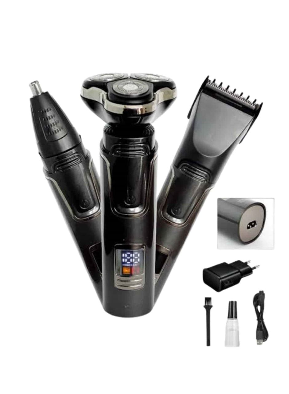 Yüksek Performanslı 3 Başlıklı Profesyonel Şarjlı Islak ve Kuru Kullanıma Uygun