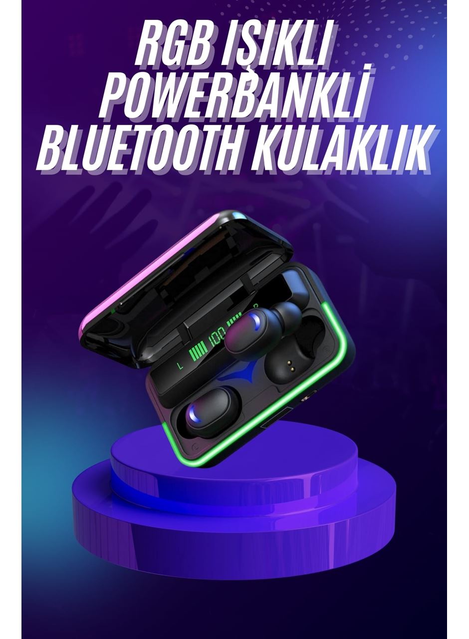 Kablosuz Bluetooth Kulaklık Rgb Gaming Oyuncu Kulaklığı Gecikme Önleyici