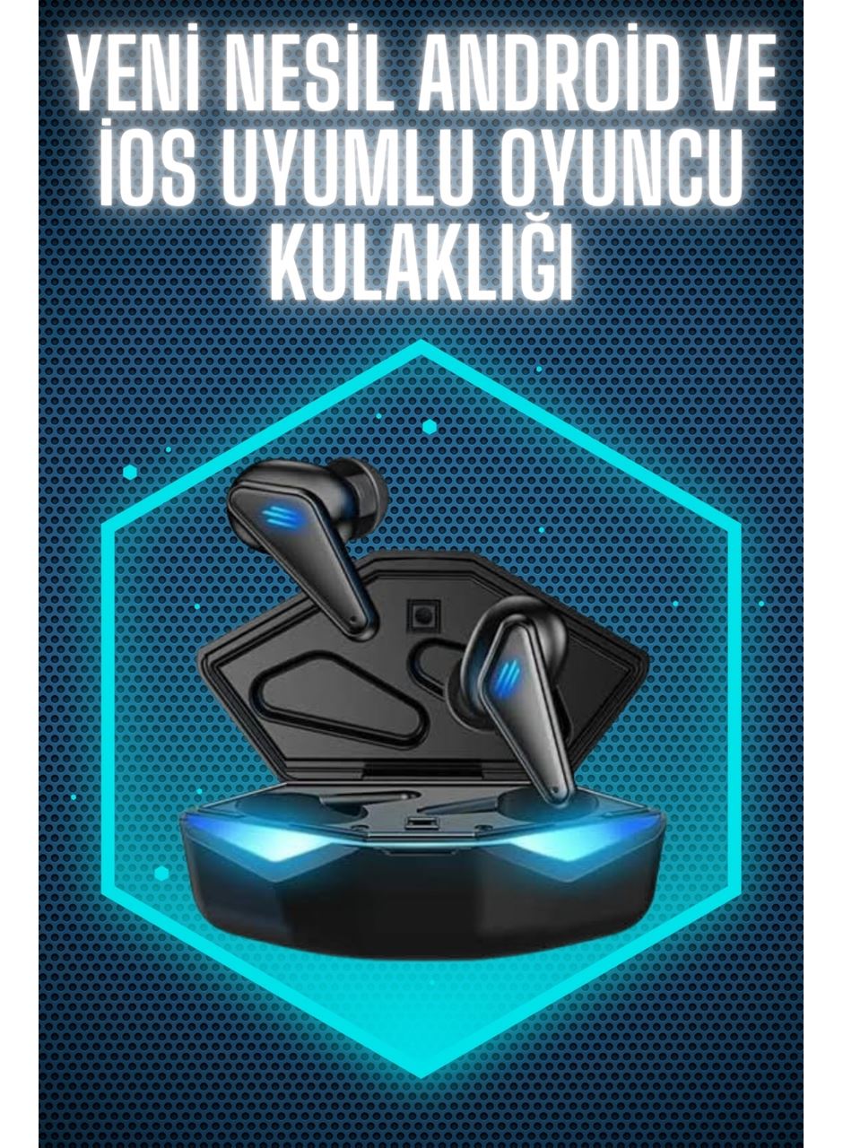 Wireless Gaming Kulaklık Mikrofonlu Bluetooth Oyuncu Kulaklığı
