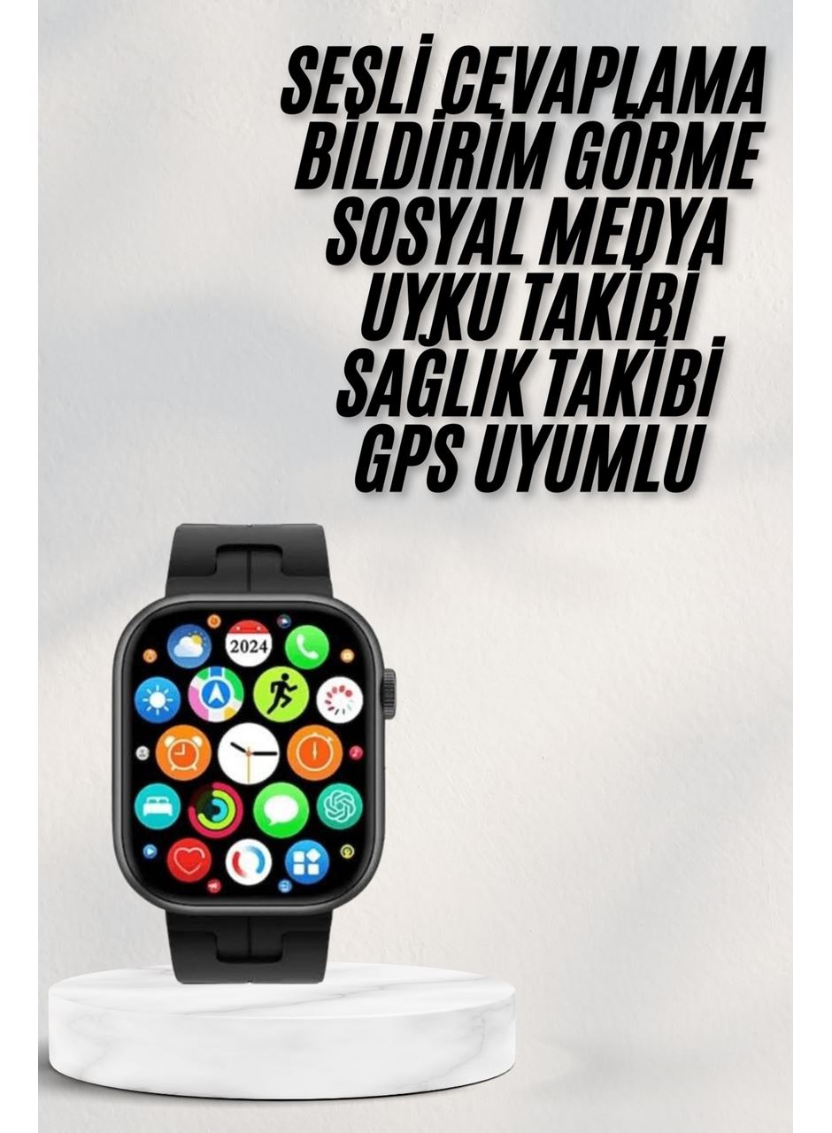 Akıllı Saat Android ve İOS Uyumlu Plastik Kordon Yeni Nesil