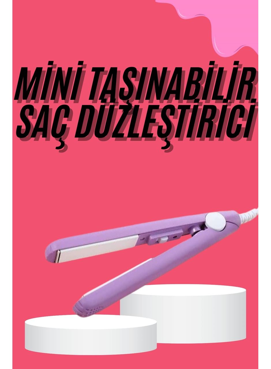 Saç Düzleştirici Pürüzsüz Parlaklık Seyahat Tipi Taşınabilir Seramik Kaplama