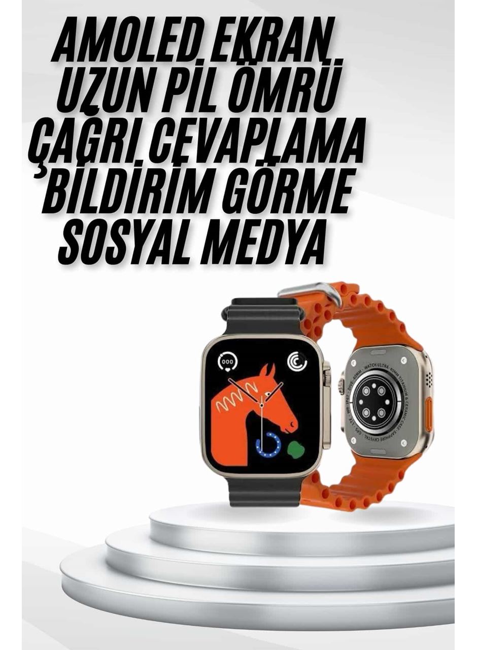 Yeni Nesil Akıllı Saat Müzik Dinleme Bildirim Görme Sesli Asistan Desteği