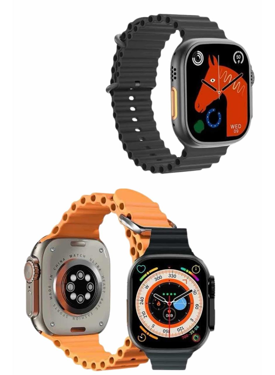 2025 Model Akıllı Saat Çift Kordon Ios Ve Android Arama Cevaplama Sesli Asistan