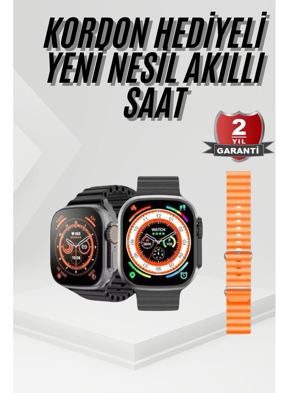 Akıllı Saat Sağlık Takibi Kalp Atışı Adımsayar Ultra Yeni Nesil nefes Egzersizi