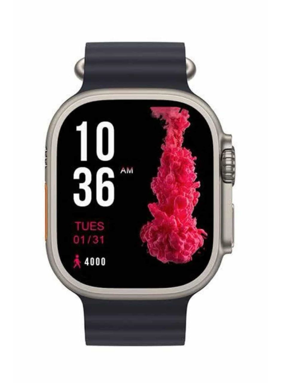 Ultra Akıllı Saat 49 Mm Çift Kordonlu Arama Cevaplama Bluetooth Bağlantılı