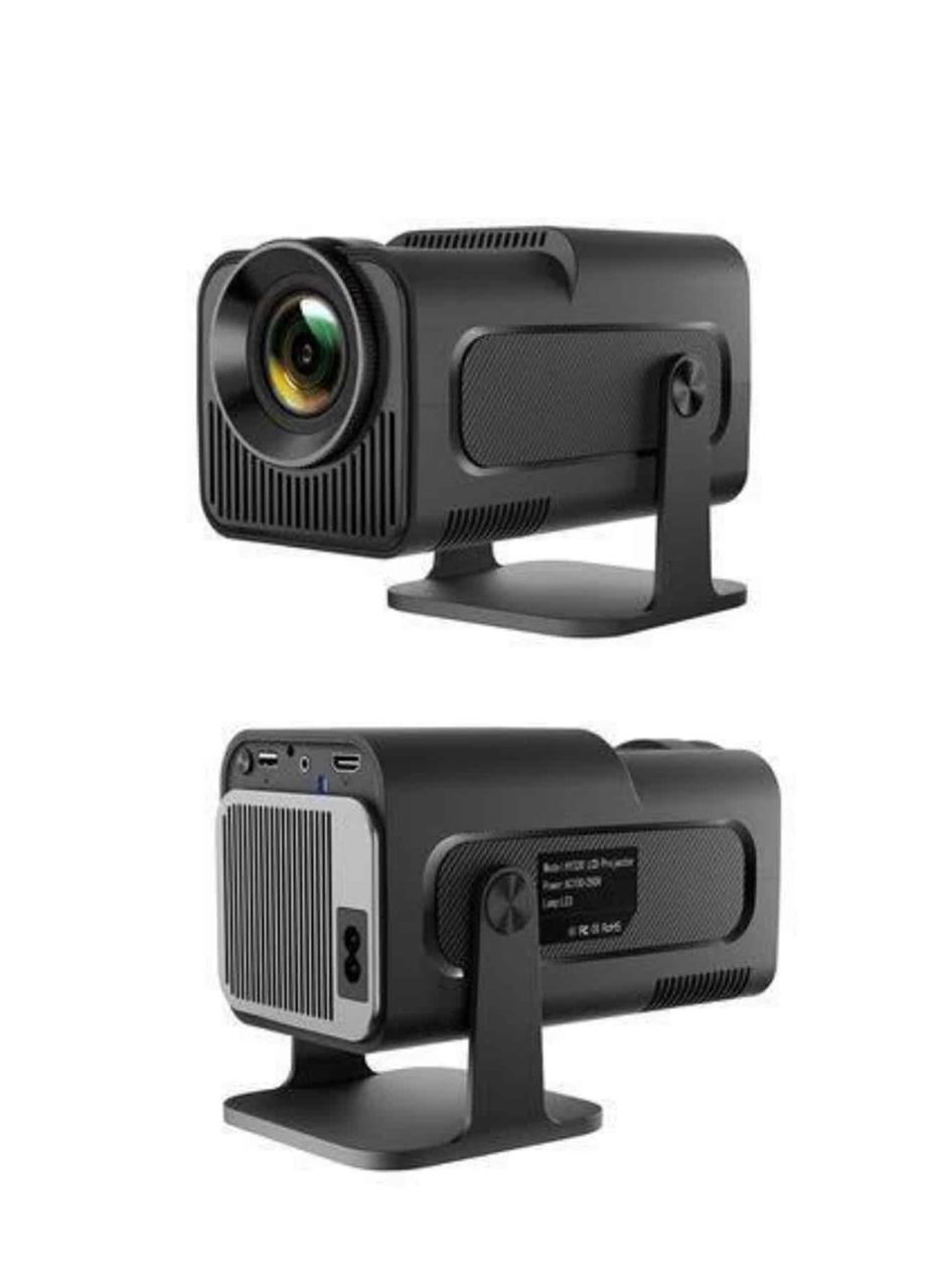 Projektör Siyah Android Taşınabilir Sinema Projeksiyon Wifi Destekli En Güncel Sürüm Akıllı