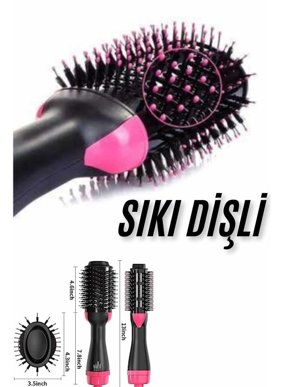Saç Şekillendirici Ve Saç Düzleştirici Fön Tarağı Tarak Fırça 1200w Saç Kurutma