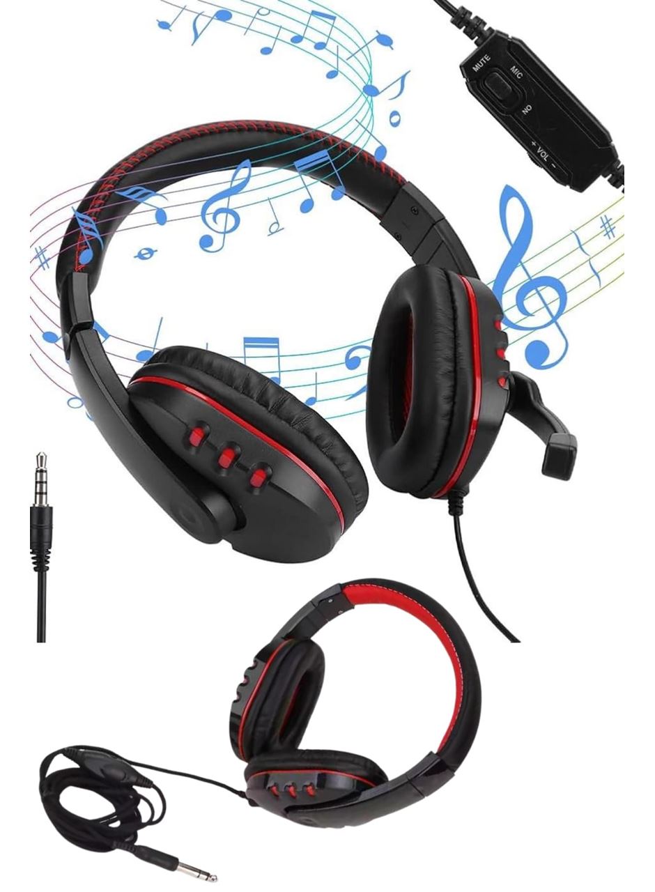 Oyuncu Kulaklığı Kulak Üstü Kablolu Gaming Kulaklık Mikrofonlu ANC Özelliği