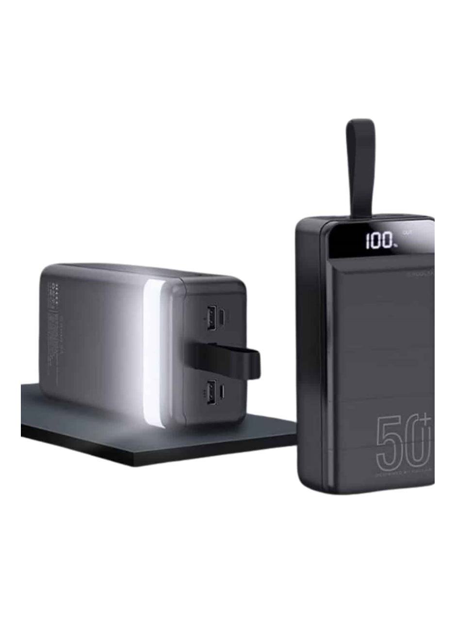 Powerbank Çoklu Şarj Girişi 50.000 Mah Taşınabilir Dijital Göstergeli