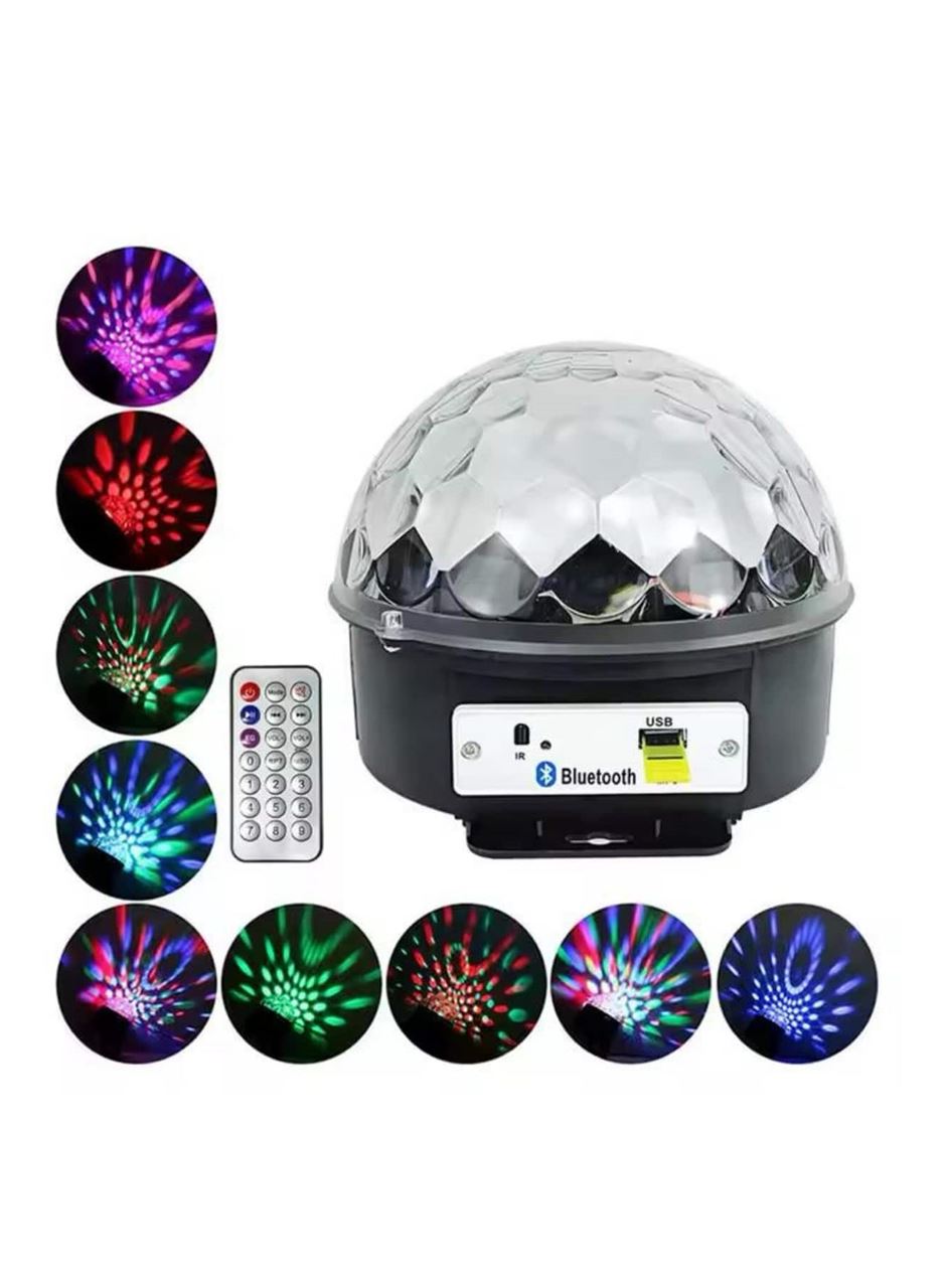 Disko Topu Renkli Işıklı Lazer Parti Bluetooth Bağlantılı Led Küre