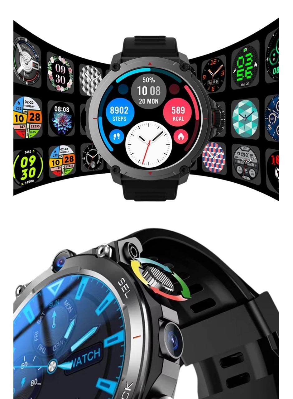 Yeni Nesil Akıllı Saat Arama Cevaplayan Uzun Pil Ömrü Müzik Dinleme