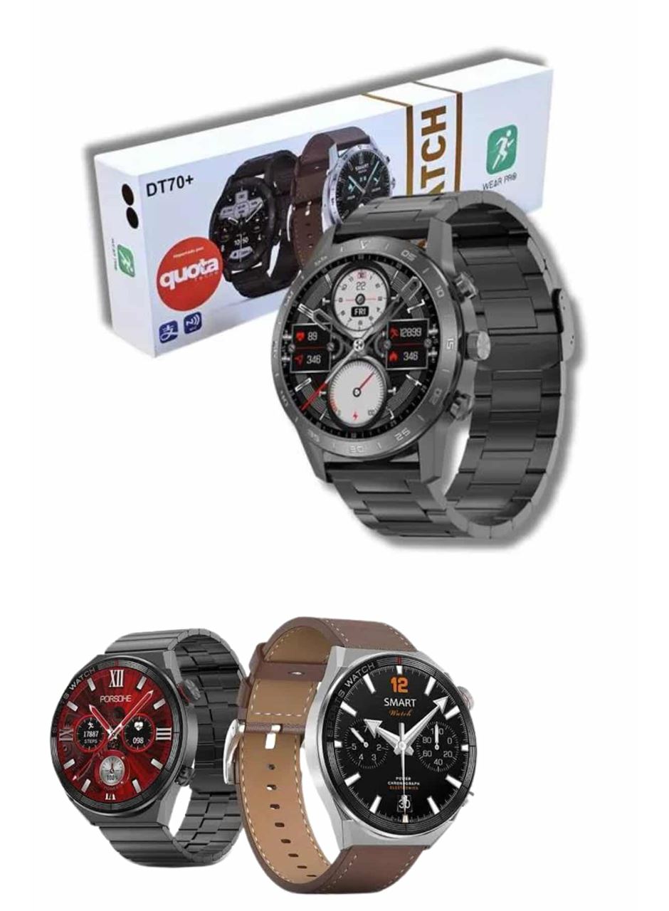 Erkeklere Özel Akıllı Saat Çelik Kordon Bluetooth Bağlantılı İOS ve Android Uyumlu