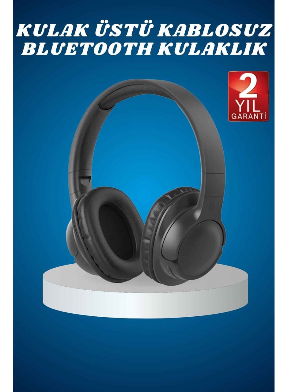 Kulak Üstü Kablosuz Bluetooth Kulaklık Yüksek Ses Kaliteli ANC Özelliği