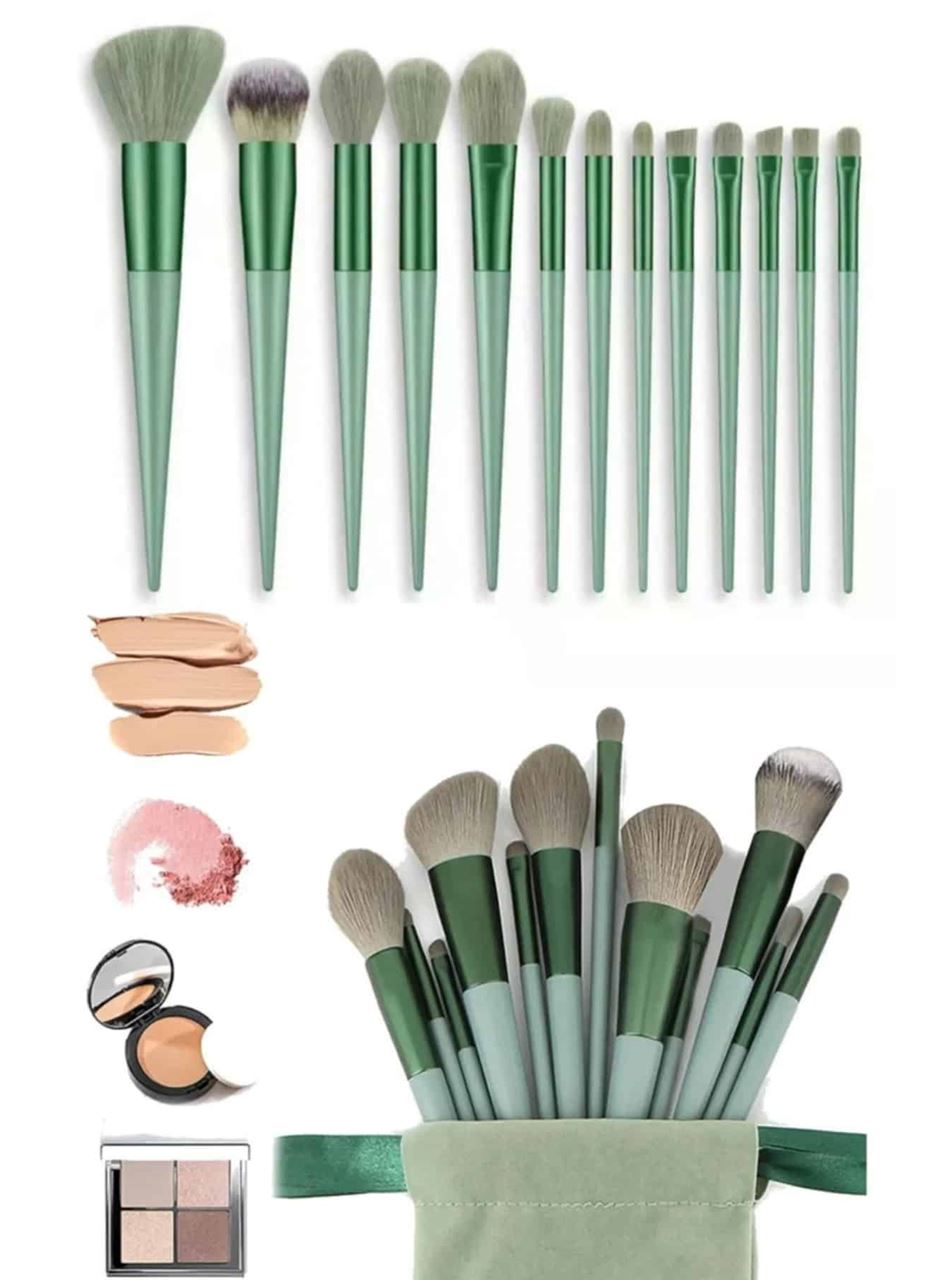 Profesyonel Makyaj Fırça Seti 13 Parça Yumuşak Kıllı Fırça Seti Far Fırçası