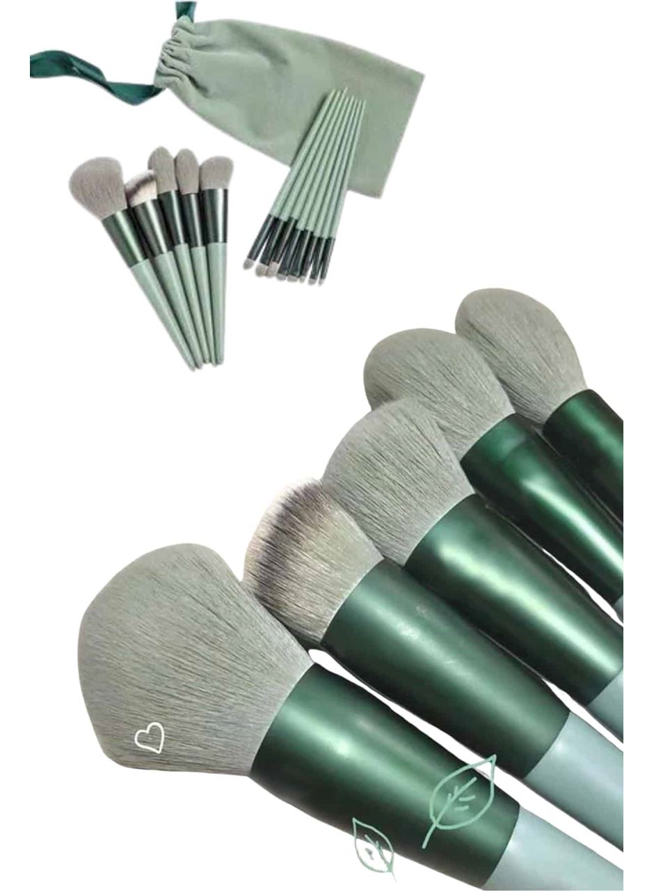 Profesyonel Makyaj Fırça Seti 13 Parça Yumuşak Kıllı Fırça Seti Far Fırçası