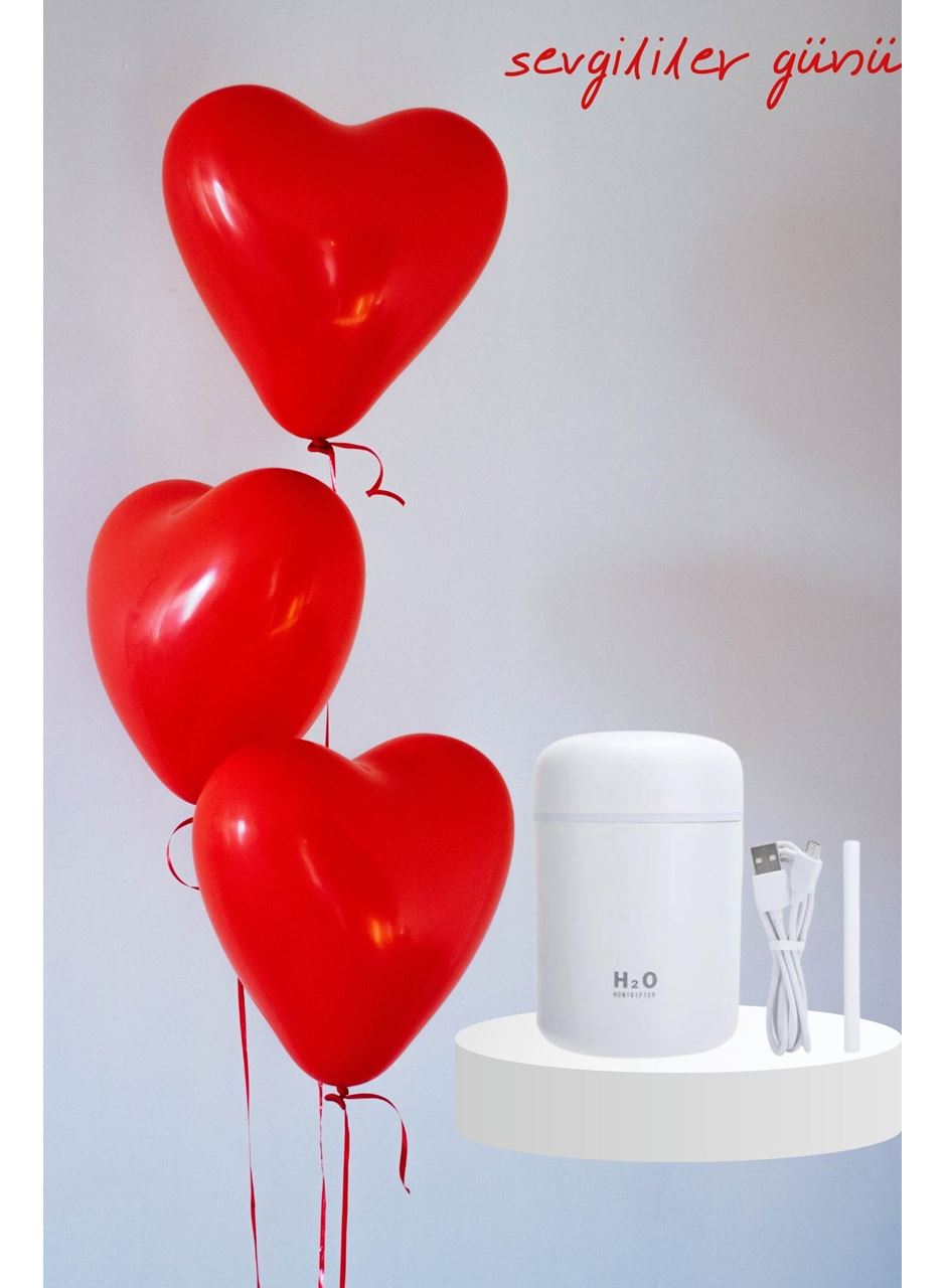 Sevgiliye Hediye Led Işıklı Hava Nemlendirici USB Şarjlı Sevgiliye Özel