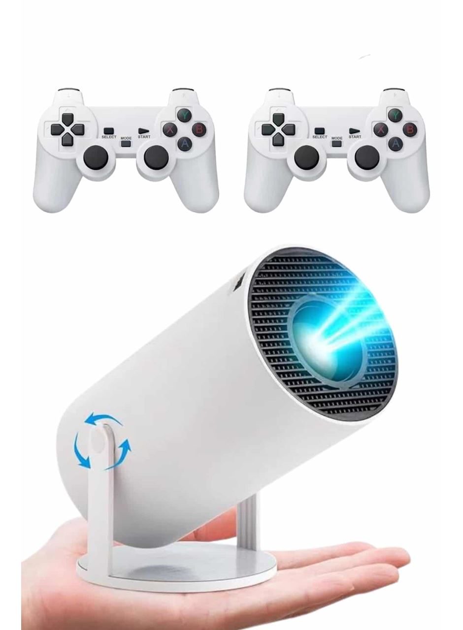 Ayaklı Oyun Projeksiyonu Çift Kollu Taşınabilir Sinema Projektörü