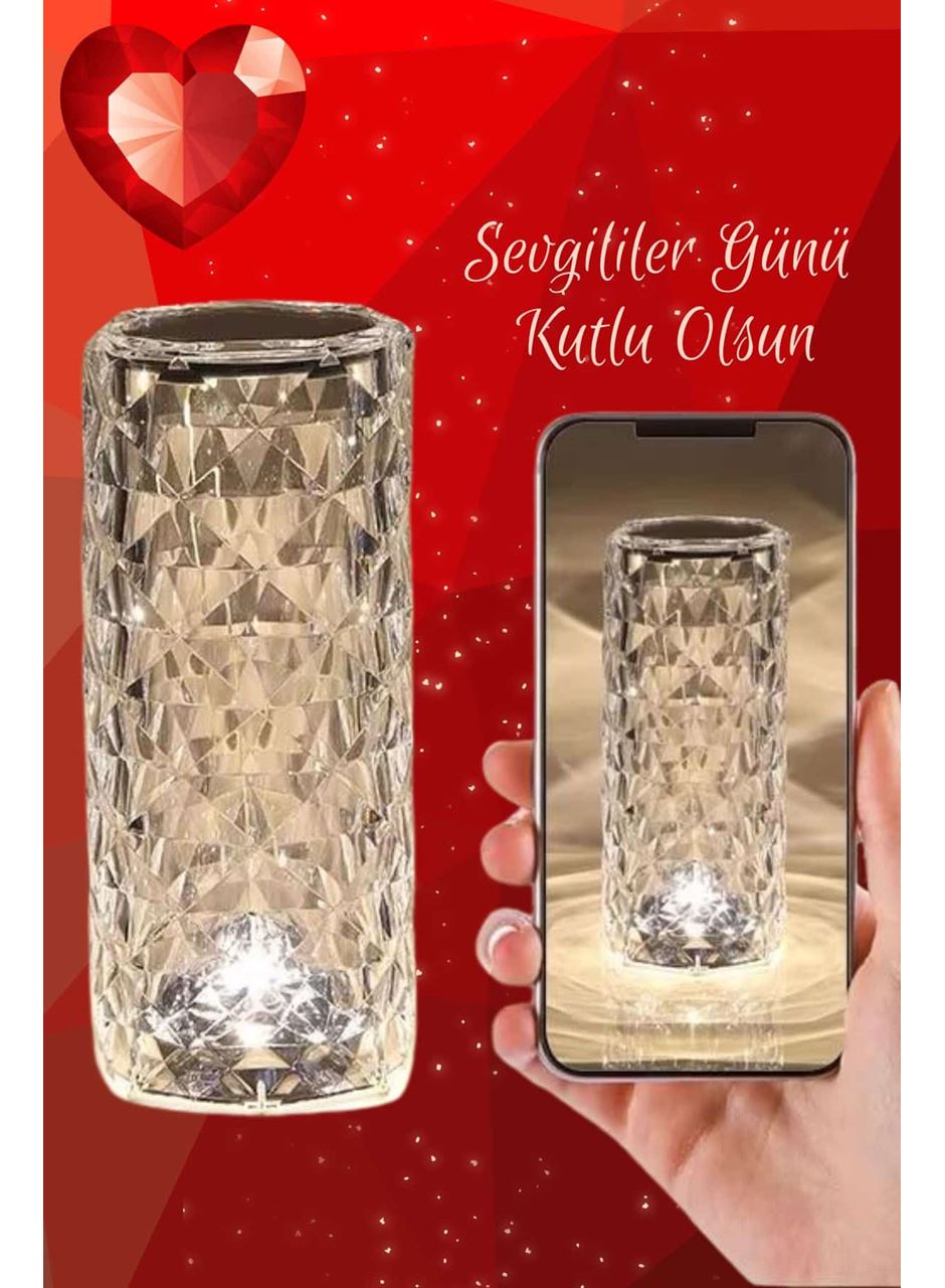 Sevgililer Gününe Özel Romantik Kristal Gece Lambası Sevgiliye Hediye