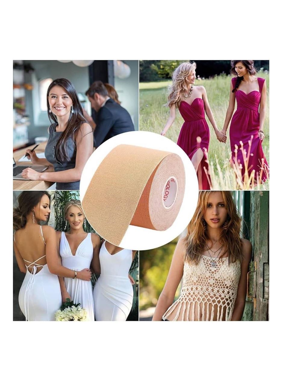 Toparlayıcı ve Şekillendirici Göğüs Bandı Tere ve Suya Dayanıklı Hassas Ciltlere Uygun