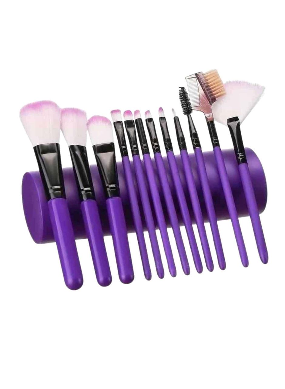 12 Parça Profesyonel Makyaj Seti Yumuşak Kıllı Yüz ve Göz Makyajına Uygun